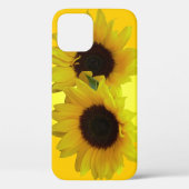 Zonnebloem iPhone 12 Hoesje Zonnebloem iPhone Case (Achterkant)