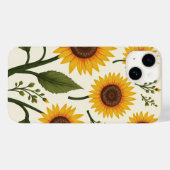 zonnebloem iPhone 14 Hoesjes (Achterkant (horizontaal))