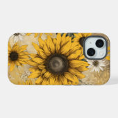 Zonnebloem iPhone 15 Case (Achterkant horizontaal)