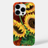 Zonnebloem iPhone Case (Achterkant)