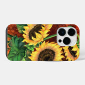 Zonnebloem iPhone Case iPhone Hoesje (Achterkant horizontaal)