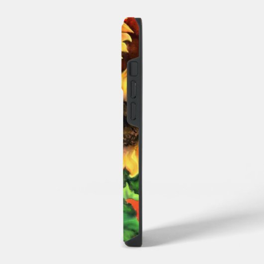 Zonnebloem iPhone Case iPhone Hoesje (Linkerkant)