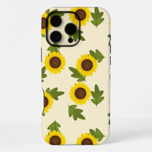 Zonnebloem iPhone Hoesje (Achterkant)
