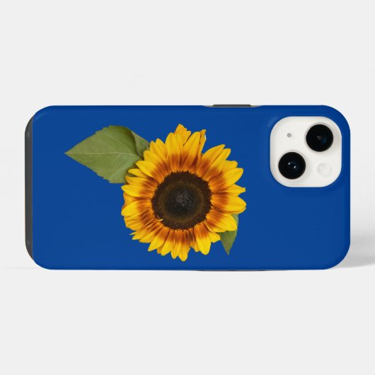 Zonnebloem iPhone Hoesje (Achterkant horizontaal)