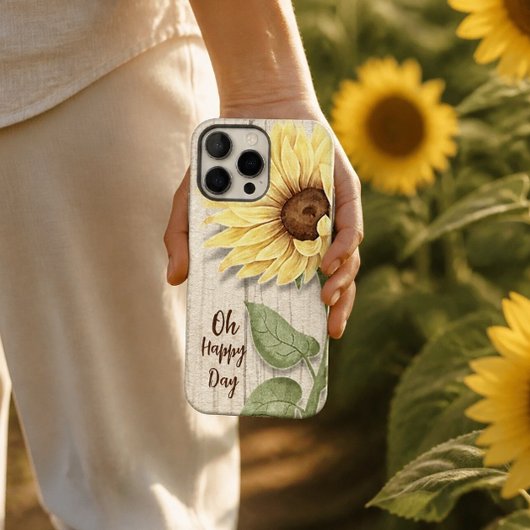 Zonnebloem iPhone Hoesje