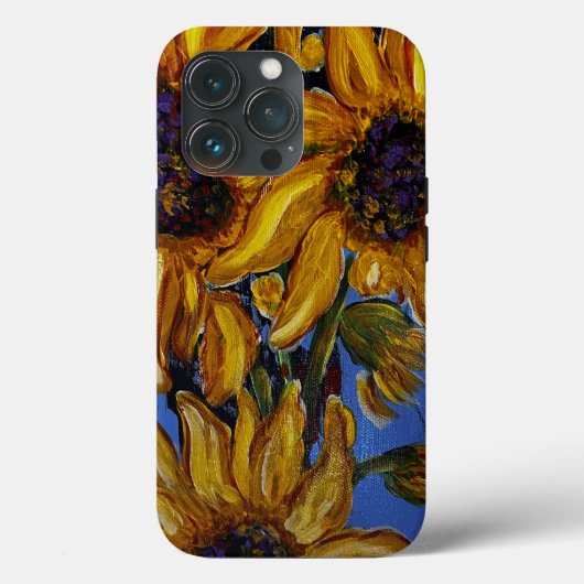 Zonnebloem iPhone / iPad case (Achterkant)