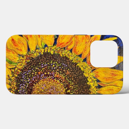 Zonnebloem iPhone / iPad case (Achterkant (horizontaal))