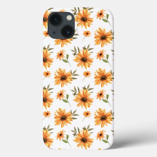 Zonnebloem iPhone / iPad case (Achterkant)