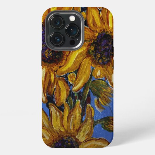 Zonnebloem iPhone / iPad case Hoesje (Achterkant)