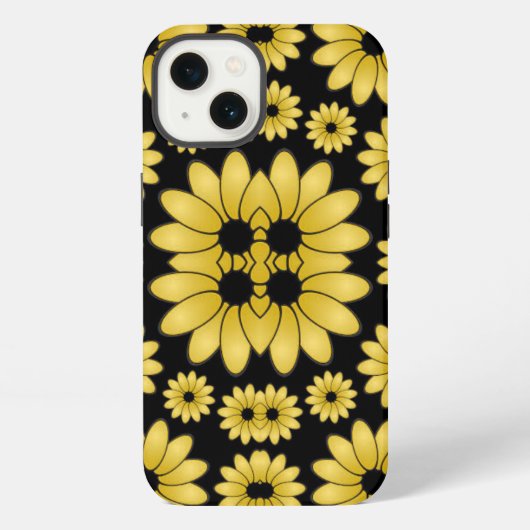 Zonnebloem iPhone / iPad case Hoesje (Achterkant)
