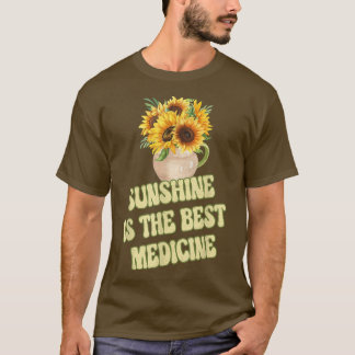 Zonnebloem is de beste medicinale geelzonnebloem t-shirt