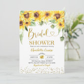 Zonnebloem is onderweg naar het Baby shower van Bl Kaart (Staand voorkant)