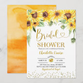 Zonnebloem is onderweg naar het Baby shower van Bl Kaart (Voorkant / Achterkant)