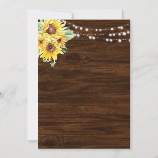 Zonnebloem is op de weg Afro Meisje Baby shower Kaart (Achterkant)