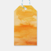 Zonnebloem is op weg Baby shower Dank U Label Cadeaulabel (Achterkant)