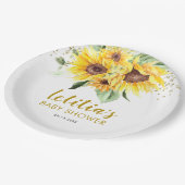 Zonnebloem is op weg Baby shower Papier Bord (Gekanteld)