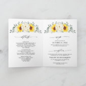 Zonnebloem Ivory Peony Floral Eucalyptus Weddensch (Binnen)