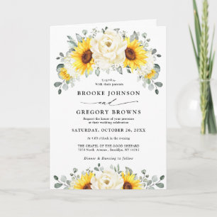 Zonnebloem Ivory Peony Floral Eucalyptus Weddensch