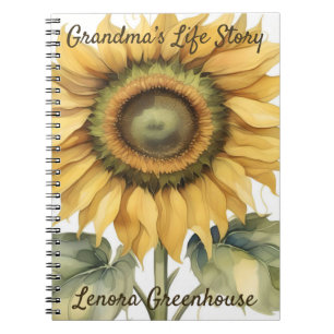 Zonnebloem Journal Oma's Levensverhaal, Zonnebloem Notitieboek