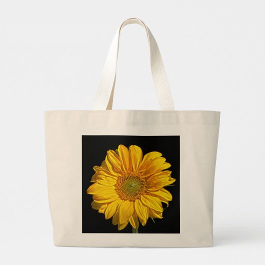 Zonnebloem jtcnm grote tote bag (Achterkant)