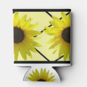 Zonnebloem juichen blikjeskoeler (Achterkant)