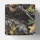 Zonnebloem jute jacht camo bruiloft gunst dozen bedankdoosjes (Bovenkant)