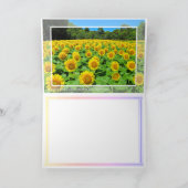 zonnebloem kaart (Binnen)