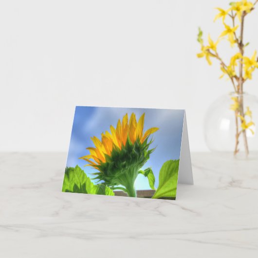 Zonnebloem Kaart (Gele Bloem)