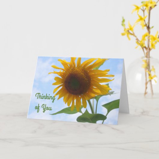 Zonnebloem Kaart (Gele Bloem)