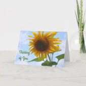 Zonnebloem Kaart (Voorkant)