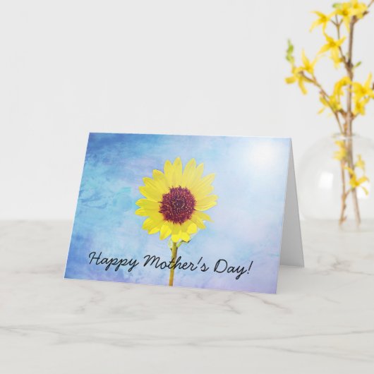 Zonnebloem Kaart (Gele Bloem)