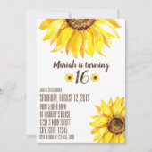 Zonnebloem Kaart (Voorkant)