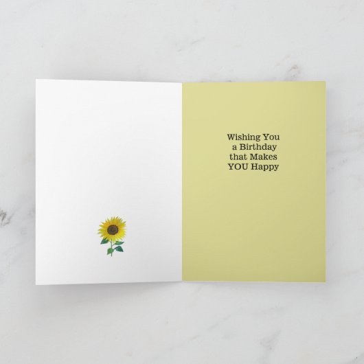 Zonnebloem Kaart (Binnen)