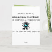 Zonnebloem Kaart (Achterkant)