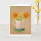 Zonnebloem Kaart (Gele Bloem)