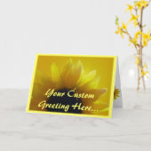 Zonnebloem Kaart Geel Bloem Wenskaart (Gele Bloem)