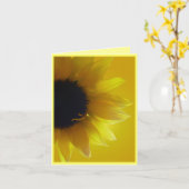 Zonnebloem Kaart Geel Bloem Wenskaart Blank (Gele Bloem)