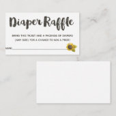 Zonnebloem Kaart Raffle Tickets Enclosure (Voorkant / Achterkant)