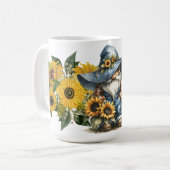 Zonnebloem Kabouter Koffiemok (Voorkant links)