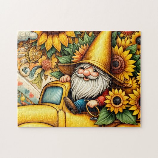 Zonnebloem Kabouter Truck Legpuzzel (Horizontaal)