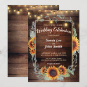 Zonnebloem Kader Kaart (Voorkant / Achterkant)