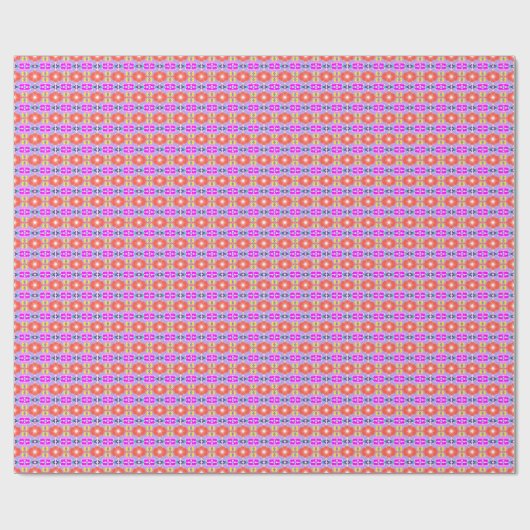 Zonnebloem Kaleidoscoop Cadeaupapier (Vlak)