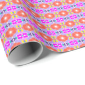 Zonnebloem Kaleidoscoop Cadeaupapier (Rol Hoek)
