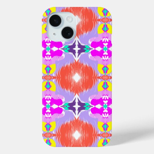 Zonnebloem Kaleidoscoop Case-Mate iPhone Case (Achterkant)
