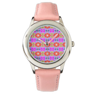 Zonnebloem Kaleidoscoop Horloge