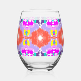 Zonnebloem Kaleidoscoop Wijnglas Zonder Voet