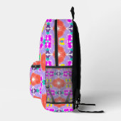 Zonnebloem Kaleidoscoop Worp Kussen Bedrukte Rugzak (Rechts)