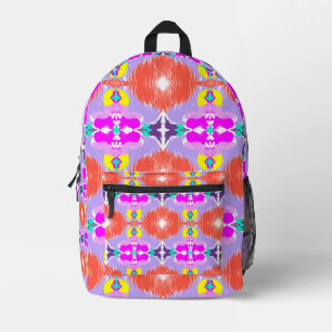 Zonnebloem Kaleidoscoop Worp Kussen Bedrukte Rugzak