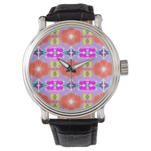 Zonnebloem Kaleidoscoop Worp Kussen Horloge