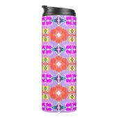 Zonnebloem Kaleidoscoop Worpkussen Thermosbeker (Geroteerd rechts)